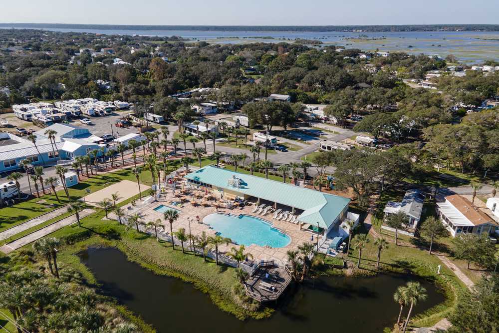 Ocean Grove RV resort is a destination camping resort in St. Augustine, FL